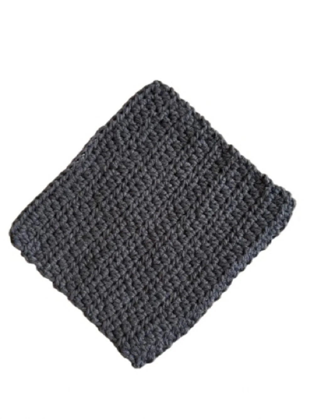 Handmade Crochet 100% cotton Dishcloths Set of 4 Black and sage Green Washcloth